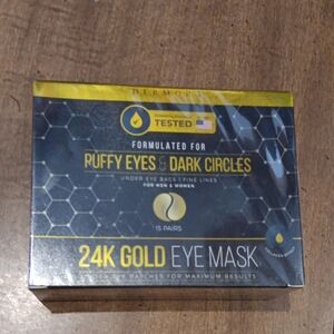 24K Gold Eye Mask for Puffy Eyes & Dark Circles - Gold